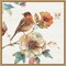 Spiced Nature II Soft White by Lisa Audit 16-in. W x 16-in. H. Canvas Wall Art Print Framed in Natural